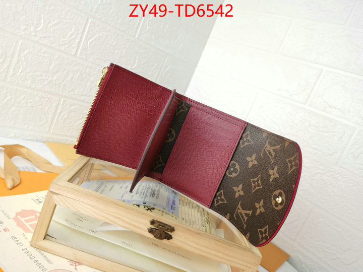 LV Bags(4A)-Wallet,we provide top cheap aaaaa ,ID: TD6542,$: 49USD