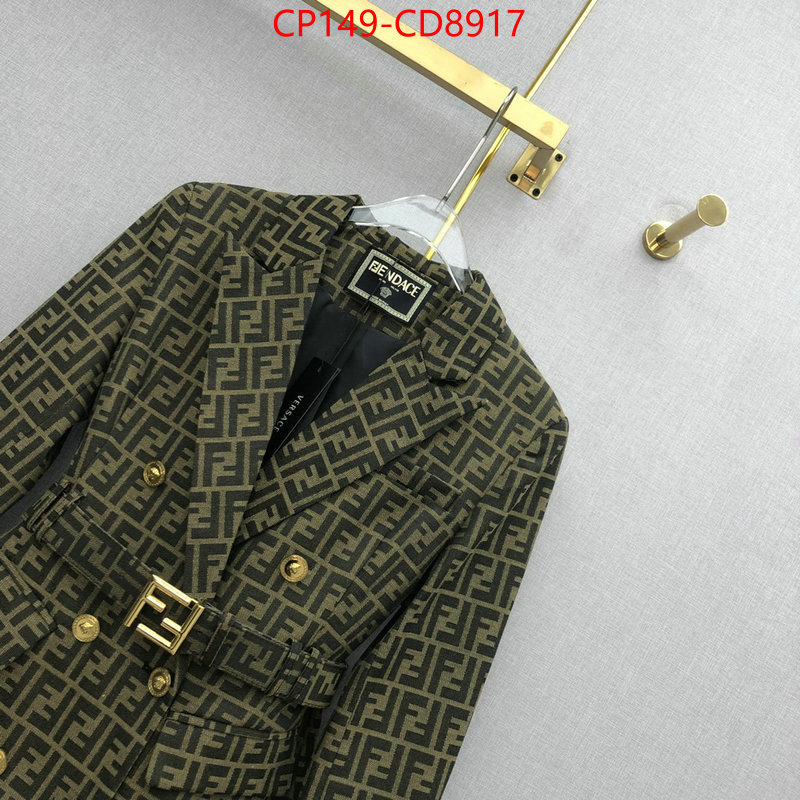 Clothing-Fendi,buy best quality replica , ID: CD8917,$: 149USD