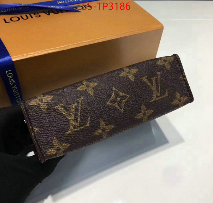 LV Bags(TOP)-Wallet,ID: TP3186,$: 55USD