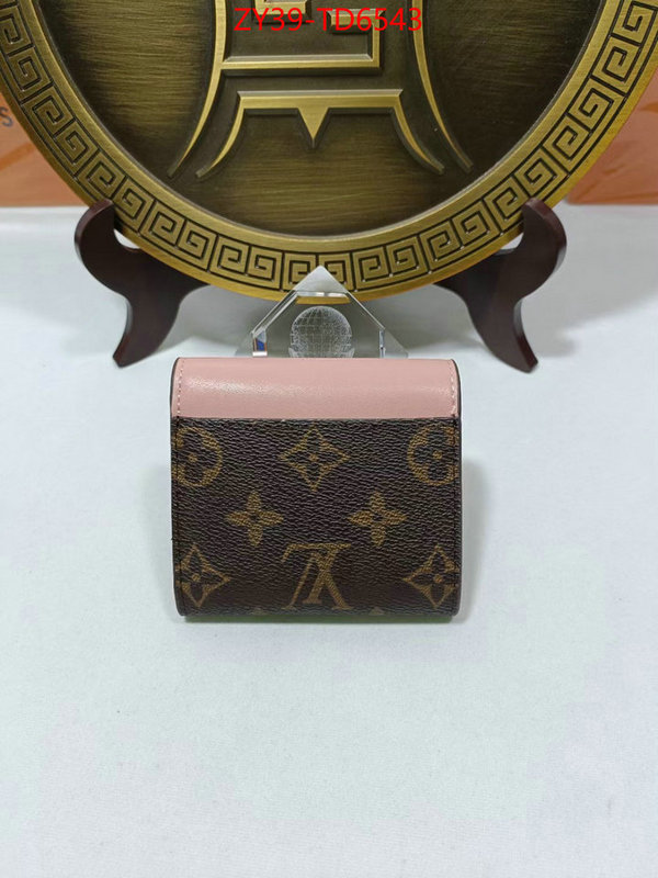 LV Bags(4A)-Wallet,new ,ID: TD6543,$: 39USD