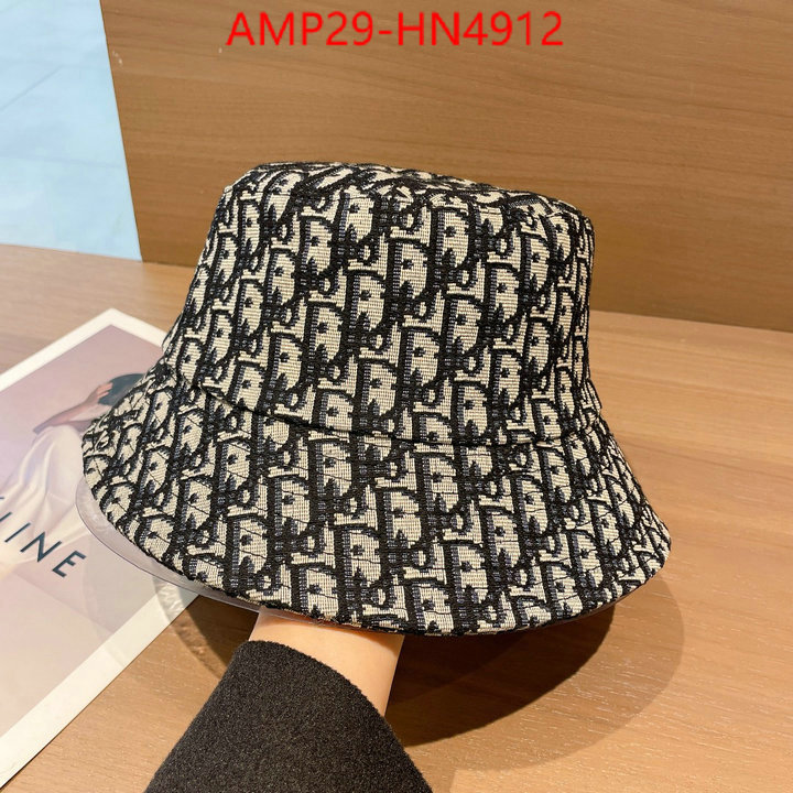 Cap (Hat)-Dior,luxury fashion replica designers , ID: HN4912,$: 29USD