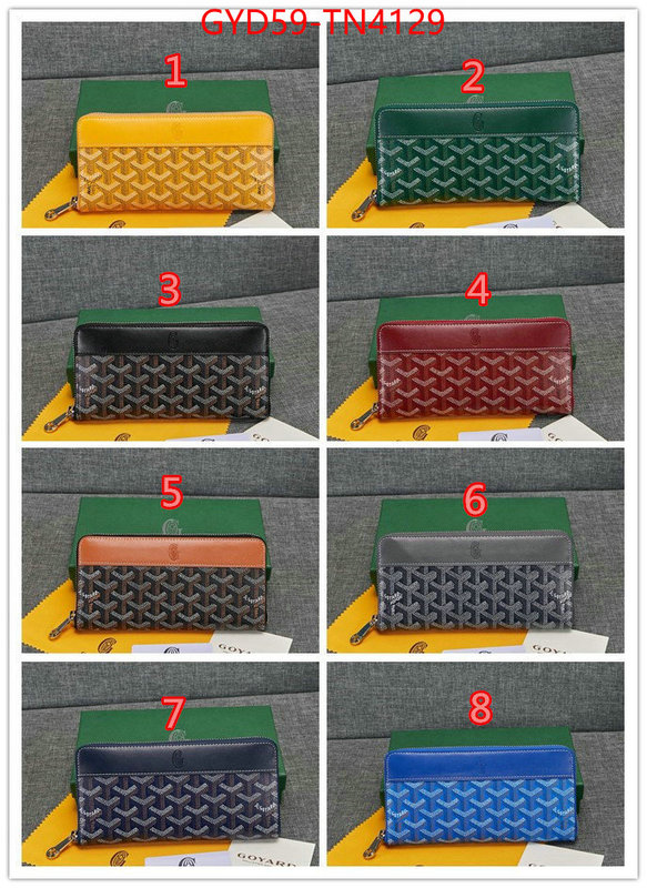 Goyard Bags(4A)-Wallet,aaaaa replica designer ,ID: TN4129,$: 59USD