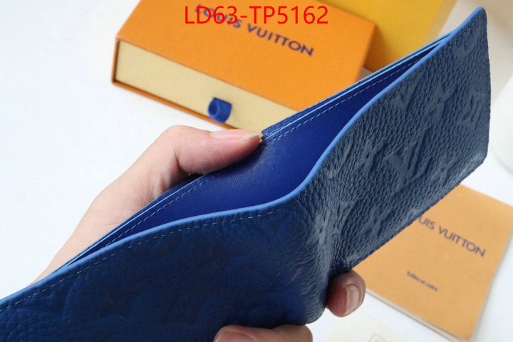 LV Bags(TOP)-Wallet,ID: TP5162,$: 63USD