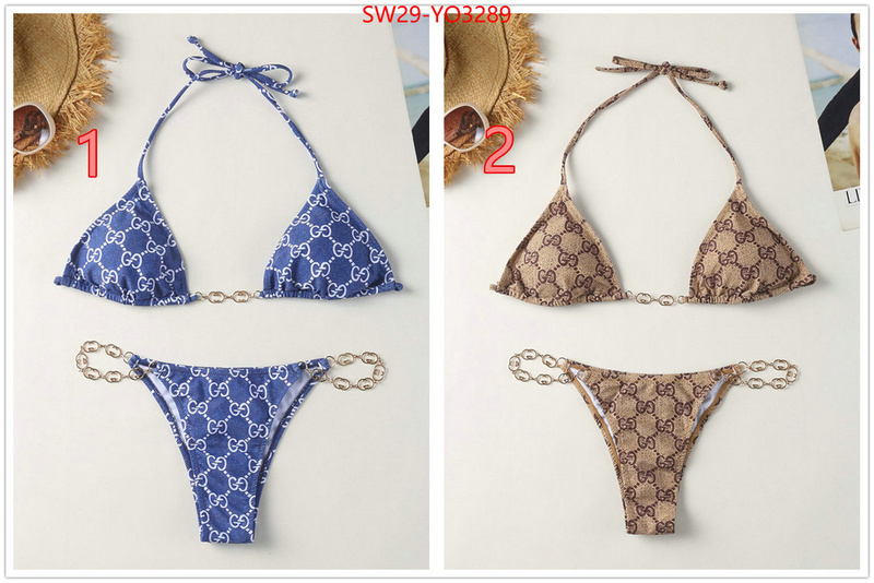 Swimsuit-GUCCI,cheap replica designer , ID: YO3289,$: 29USD