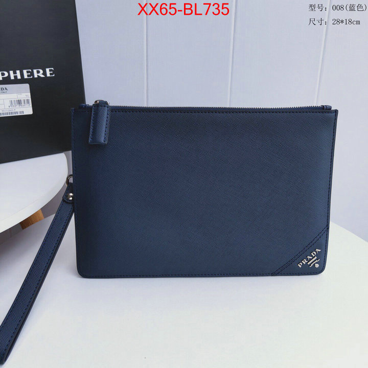 Prada Bags(TOP)-Clutch-,ID: BL735,$:65USD