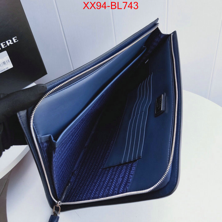 Prada Bags(TOP)-Clutch-,ID: BL743,$:94USD