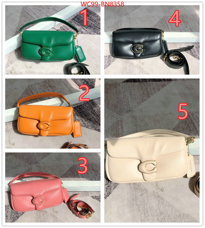 Coach Bags(4A)-Diagonal,ID: BN8358,$: 99USD