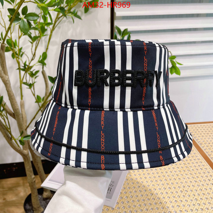 Cap (Hat)-Burberry,cheap replica designer , ID: HR969,$: 32USD