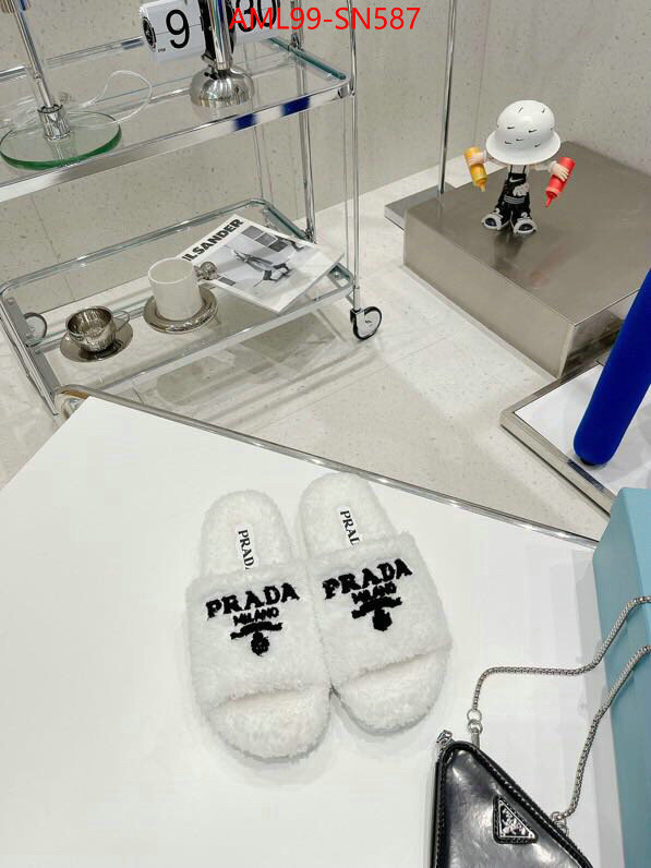 Women Shoes-Prada,wholesale 2023 replica , ID: SN587,$: 99USD