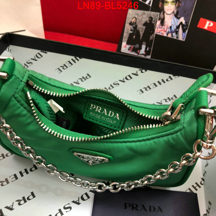 Prada Bags(4A)-Re-Edition 2000,buy first copy replica ,ID: BL5246,$: 89USD