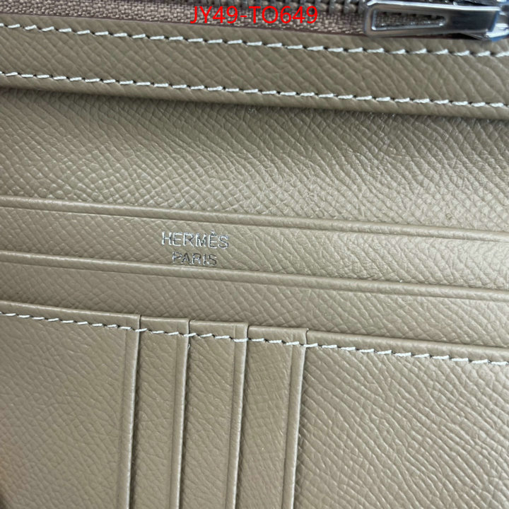 Hermes Bags(4A)-Wallet-,highest product quality ,ID: TO649,$: 49USD