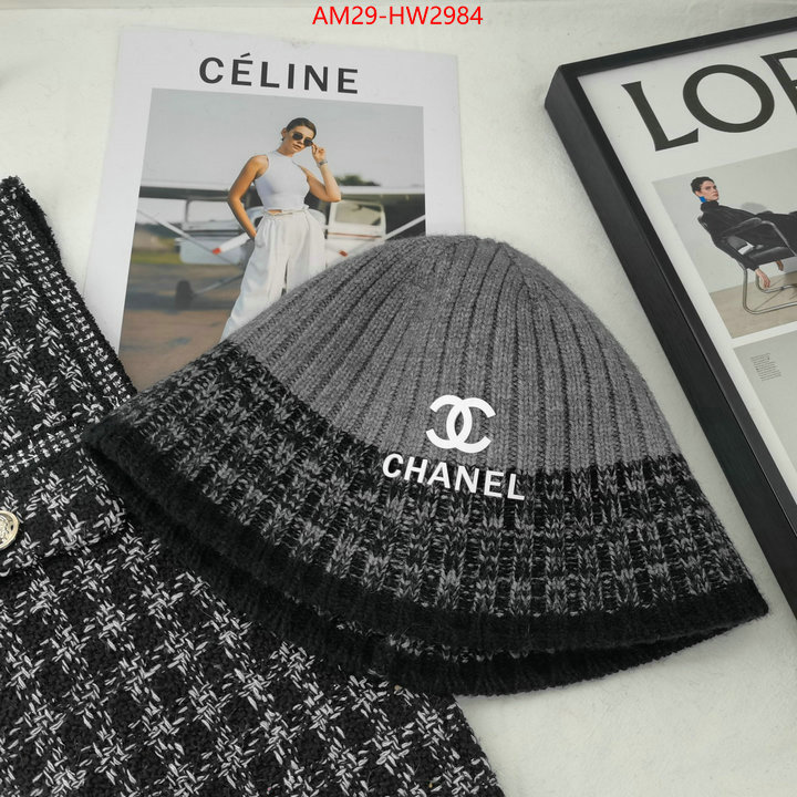 Cap (Hat)-Chanel,what's the best to buy replica , ID: HW2984,$: 29USD