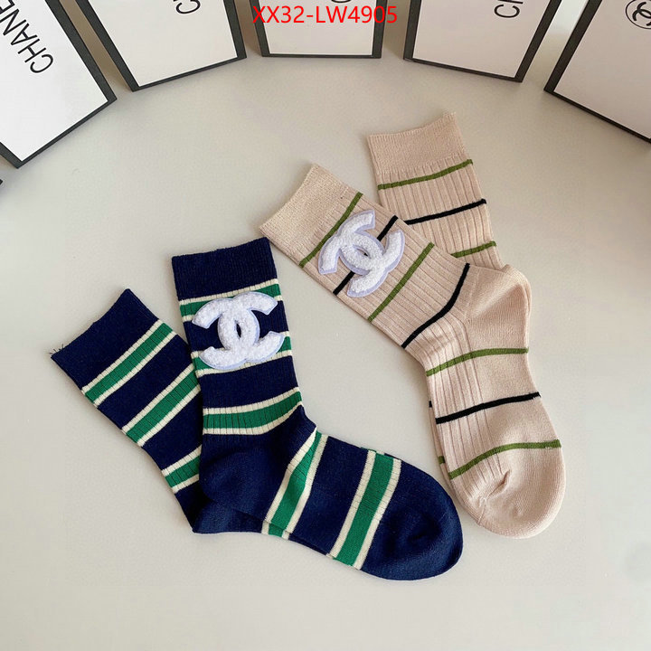 Sock-Chanel,buy cheap replica , ID: LW4905,$: 32USD