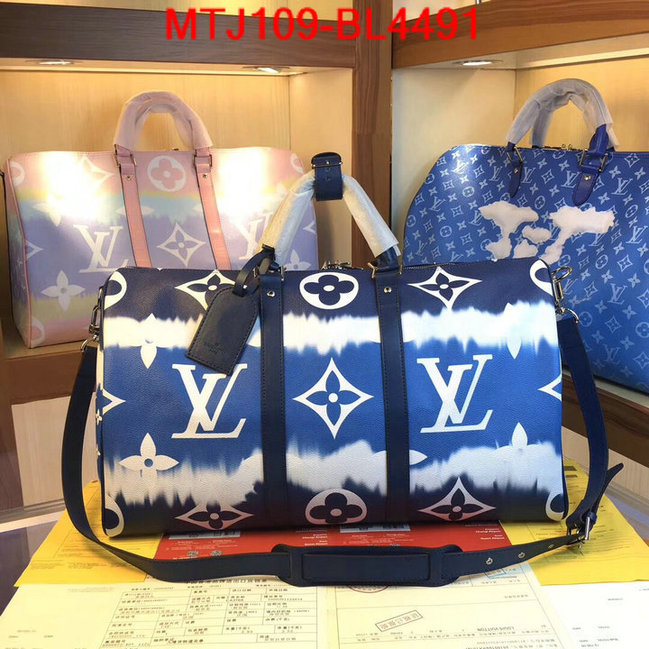 LV Bags(4A)-Keepall BandouliRe 45-50-,is it ok to buy replica ,ID: BL4491,$: 109USD