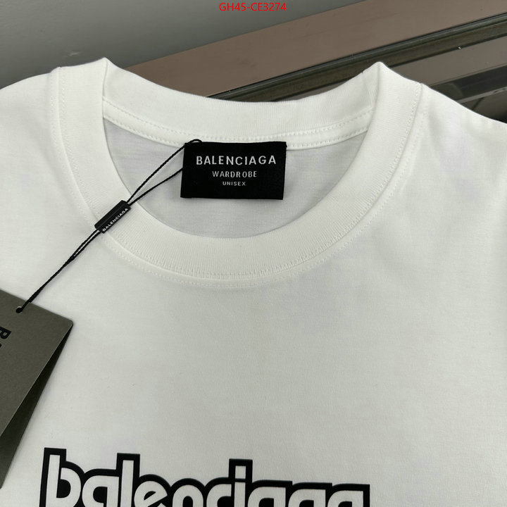 Clothing-Balenciaga,what is top quality replica , ID: CE3274,$: 45USD