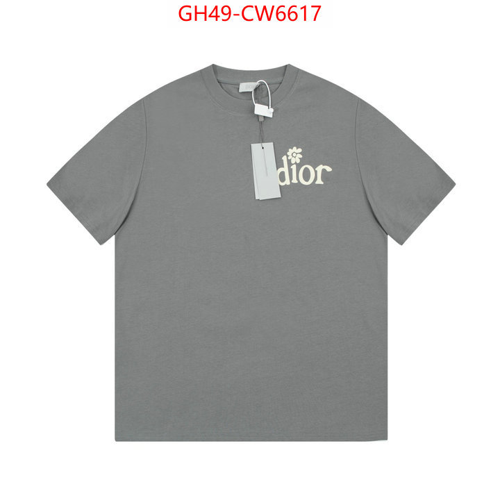 Clothing-Dior,high quality 1:1 replica ,ID: CW6617,$: 49USD