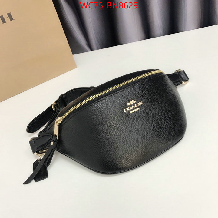 Coach Bags(4A)-Belt Bag-Chest Bag--,fashion designer ,ID: BN8629,$: 75USD