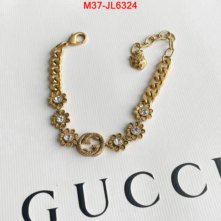 Jewelry-Gucci, ID: JL6324 ,fake cheap best online,$: 37USD