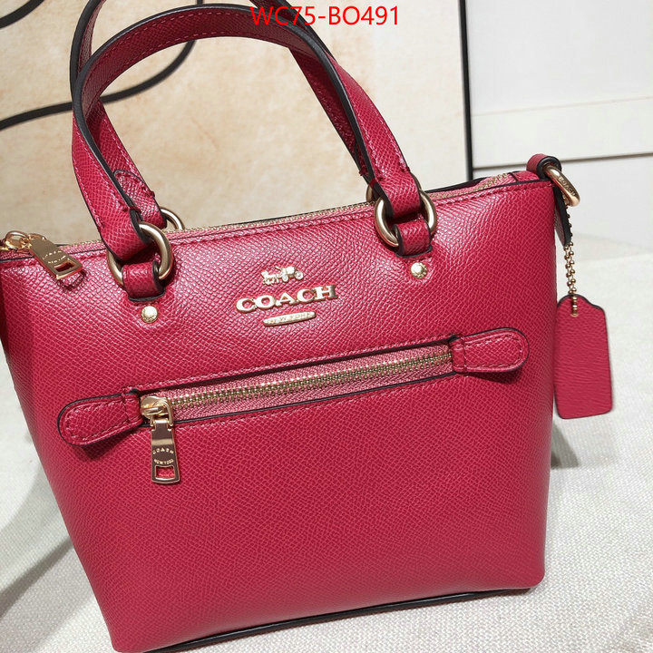 Coach Bags(4A)-Tote-,where to buy fakes ,ID: BO491,$: 75USD