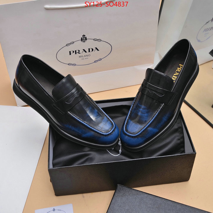 Men Shoes-Prada,designer 1:1 replica , ID: SO4837,$: 125USD