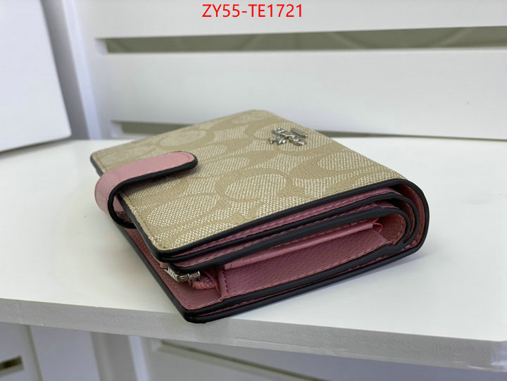 Coach Bags(4A)-Wallet,replica 1:1 ,ID: TE1721,$: 55USD