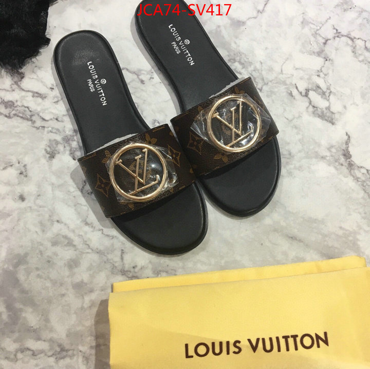 Women Shoes-LV,what 1:1 replica , ID: SV417,$:74USD