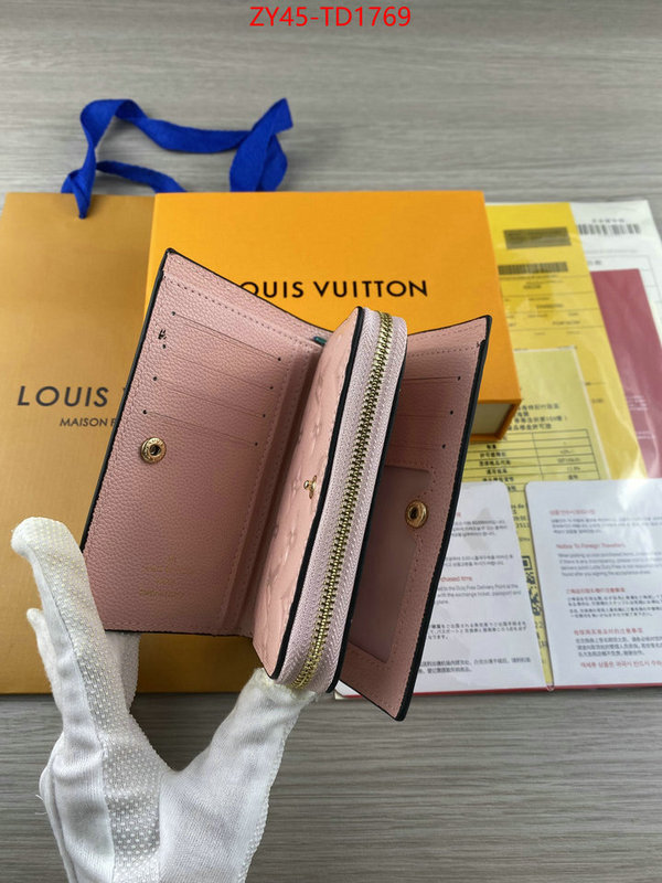 LV Bags(4A)-Wallet,ID: TD1769,$: 45USD