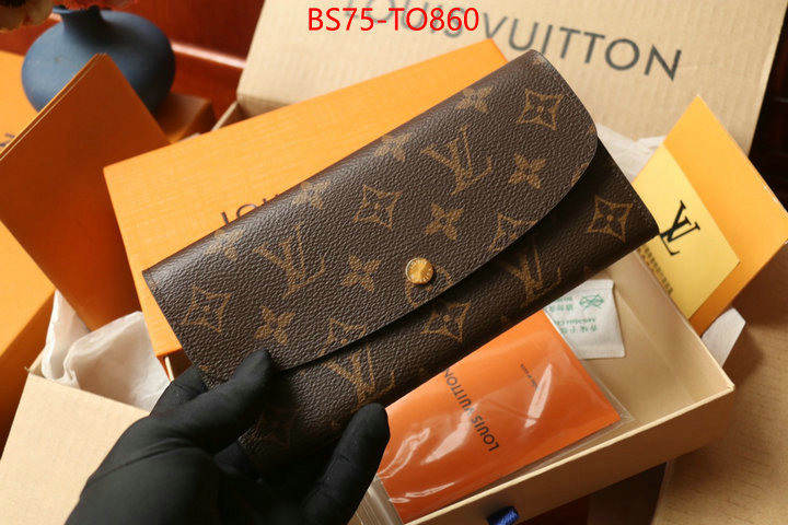 LV Bags(TOP)-Wallet,ID: TO860,$: 75USD