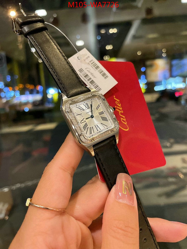 Watch(4A)-Cartier,where to buy replicas ,ID: WA7726,$: 105USD