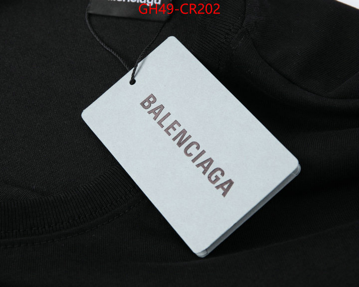 Clothing-Balenciaga,2023 aaaaa replica customize , ID: CR202,$: 49USD