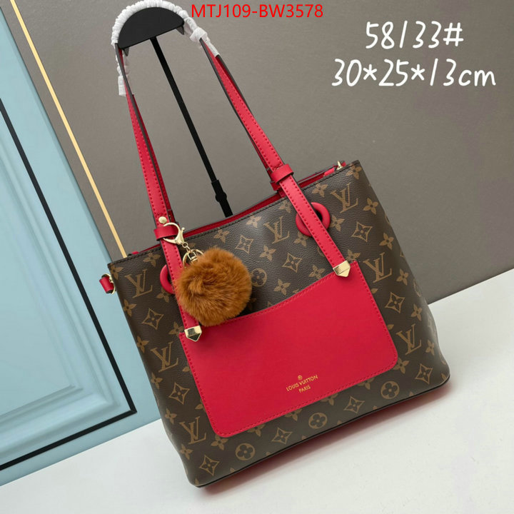 LV Bags(4A)-Handbag Collection-,replica ,ID: BW3578,$: 109USD