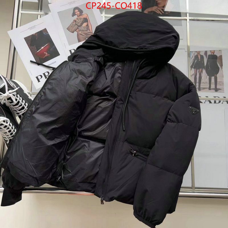 Down jacket Women-Prada,same as original , ID: CO418,$: 245USD