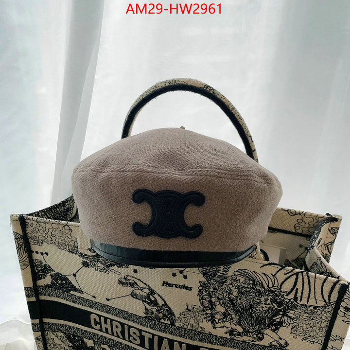 Cap (Hat)-Celine,2023 perfect replica designer , ID: HW2961,$: 29USD