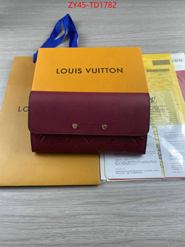 LV Bags(4A)-Wallet,ID: TD1782,$: 45USD