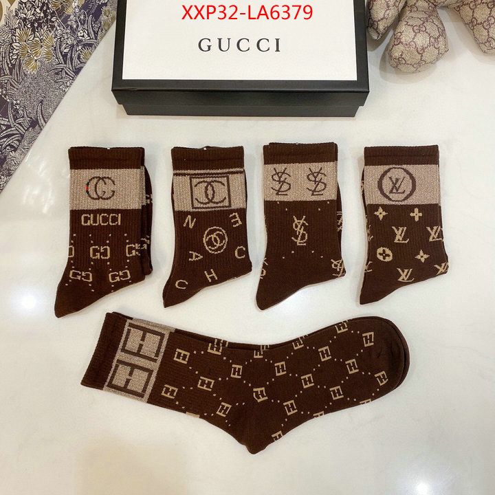 Sock-Gucci,at cheap price , ID: LA6379,$: 32USD