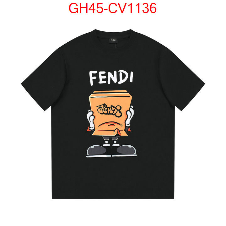 Clothing-Fendi,aaaaa customize , ID: CV1136,$: 45USD