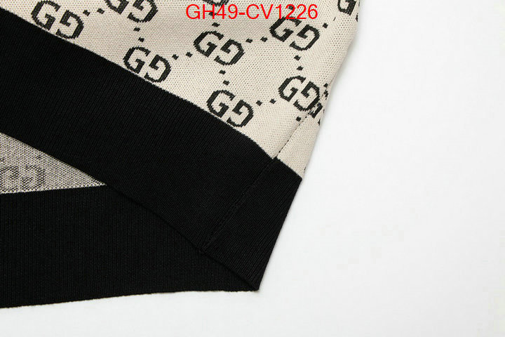 Clothing-Gucci,cheap online best designer , ID: CV1226,$: 49USD