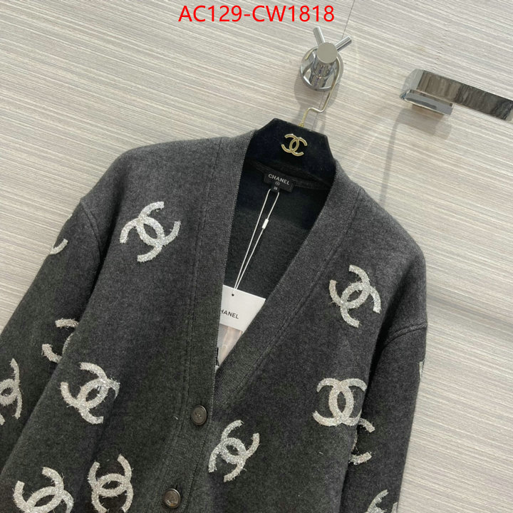 Clothing-Chanel,designer 1:1 replica , ID: CW1818,$: 129USD