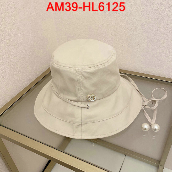 Cap (Hat)-Gucci,wholesale imitation designer replicas , ID: HL6125,$: 39USD