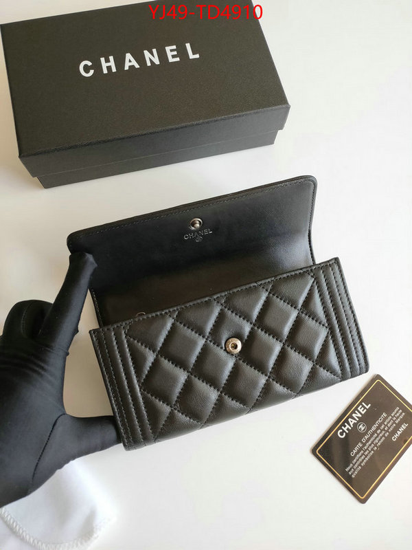 Chanel Bags(4A)-Wallet-,ID: TD4910,$: 49USD
