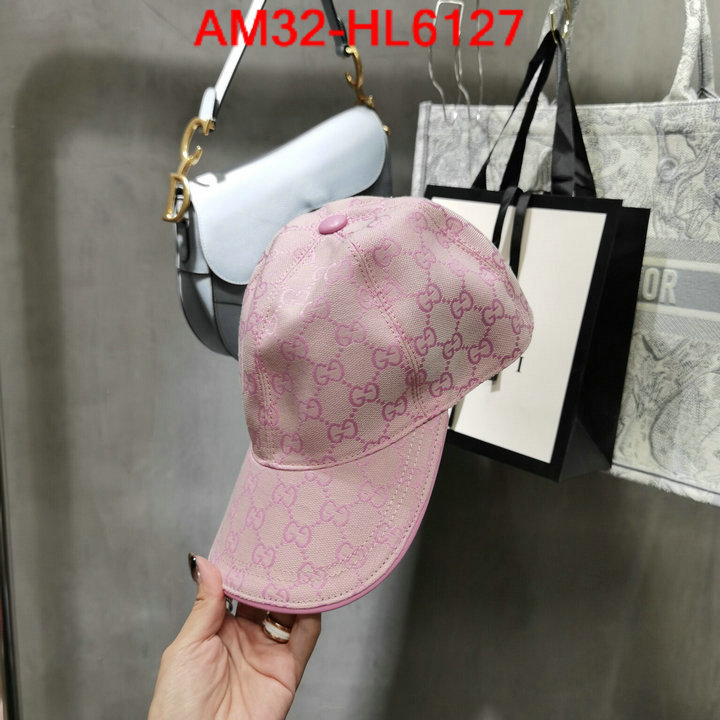 Cap (Hat)-Gucci,aaaaa quality replica , ID: HL6127,$: 32USD