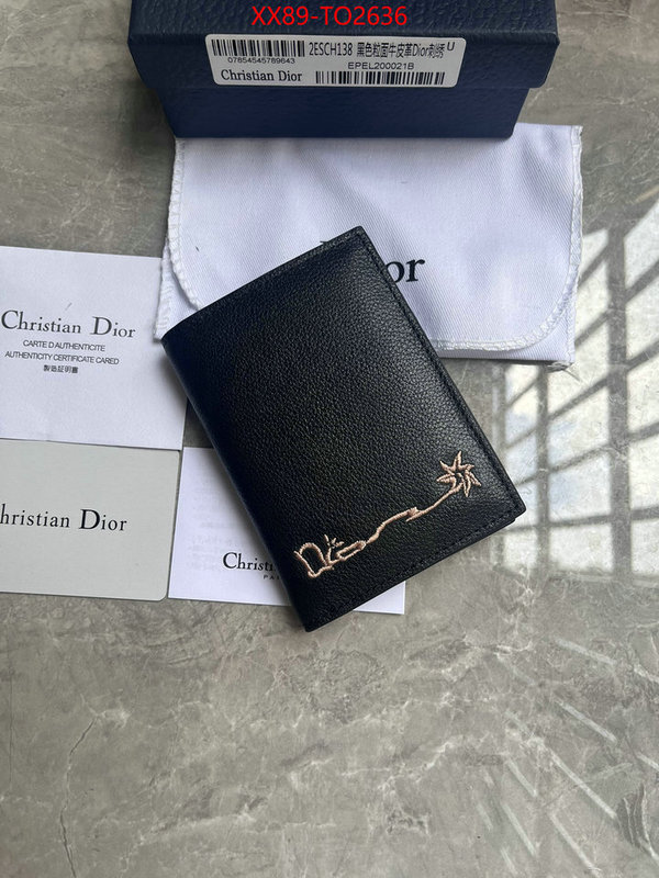 Dior Bags(TOP)-Wallet-,ID: TO2636,$: 89USD