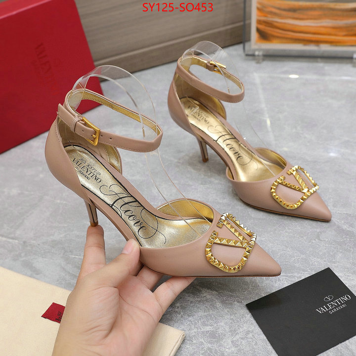 Women Shoes-Valentino,aaaaa+ class replica , ID: SO453,$: 125USD