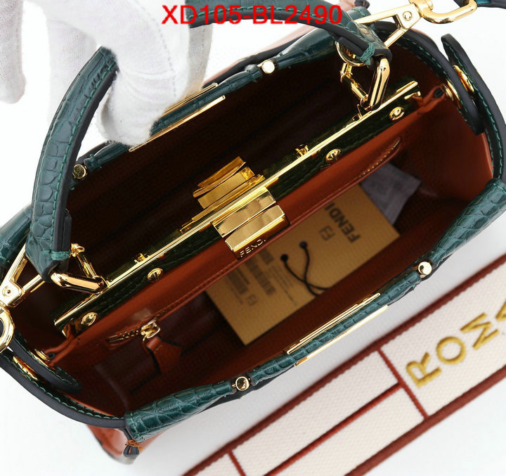 Fendi Bags(4A)-Peekaboo,high quality designer replica ,ID: BL2490,$: 105USD