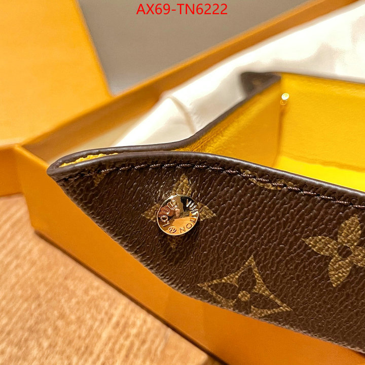 LV Bags(TOP)-Wallet,ID: TN6222,$: 69USD