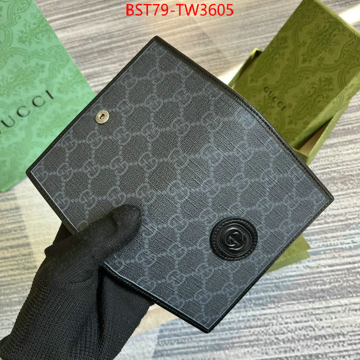 Gucci Bags(TOP)-Wallet-,aaaaa+ replica designer ,ID: TW3605,$: 79USD