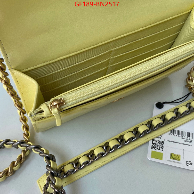 Chanel Bags(TOP)-Diagonal-,ID: BN2517,$: 189USD