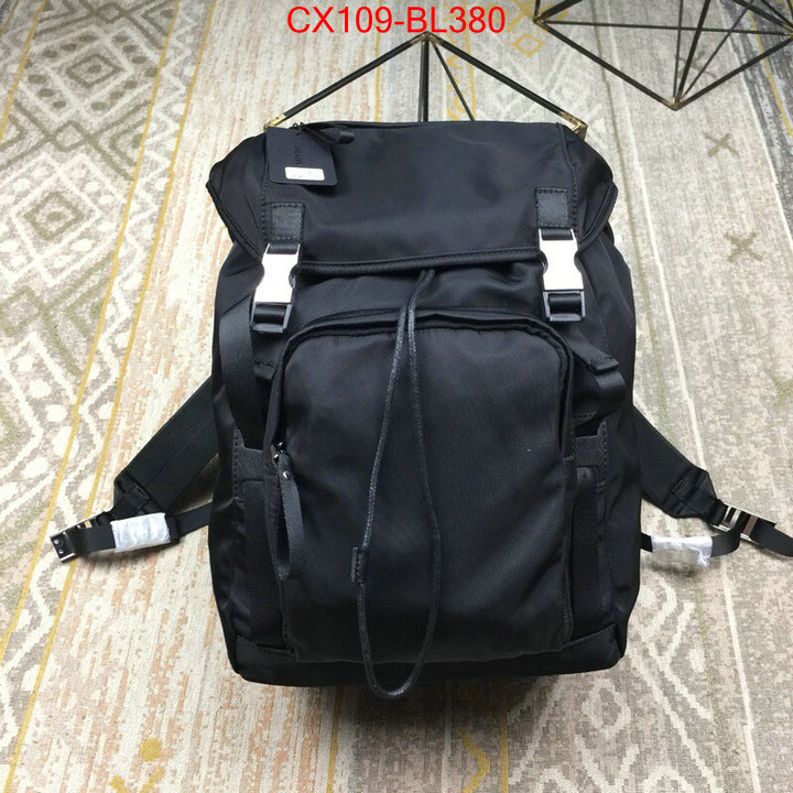 Prada Bags(4A)-Backpack-,luxury fake ,ID: BL380,$:109USD