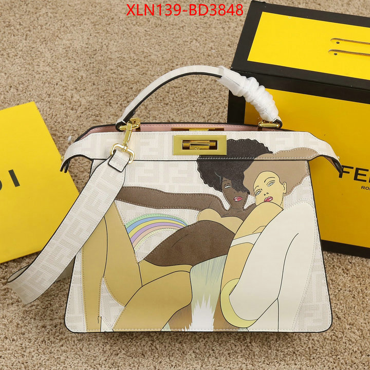 Fendi Bags(4A)-Peekaboo,2023 replica wholesale cheap sales online ,ID: BD3848,$: 139USD