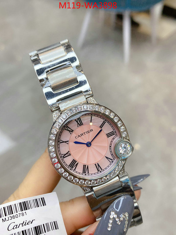Watch(4A)-Cartier,wholesale sale ,ID: WA3898,$: 119USD